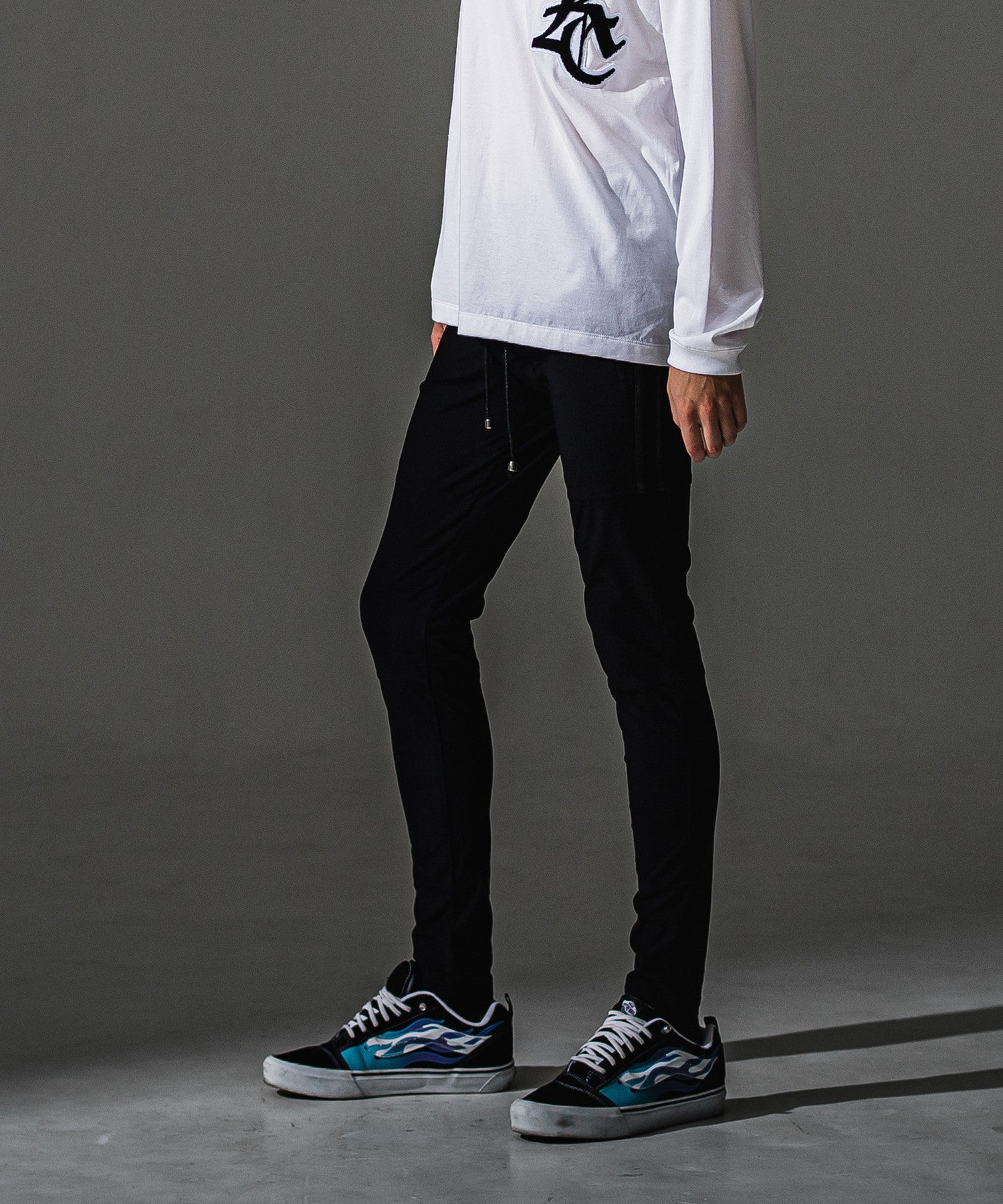 RESOUND CLOTHING リサウンドクロージング Johnson LINE NYLON PT BASIC-ST-009 BKWH