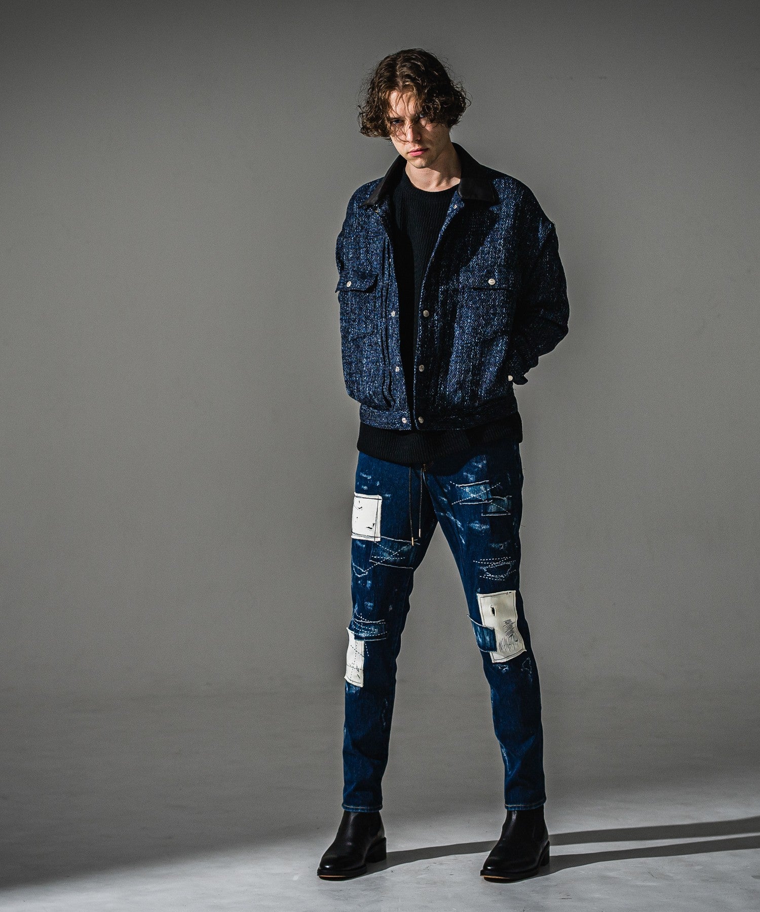 RESOUND CLOTHING リサウンドクロージング FCTWEED 2nd jk RC41-JK-002 NAVY