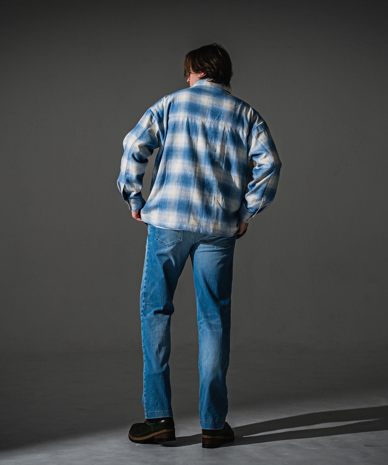 RESOUND CLOTHING リサウンドクロージング DENIM JERSEY WIDE PT RC41-ST-016WTD-3 LIND