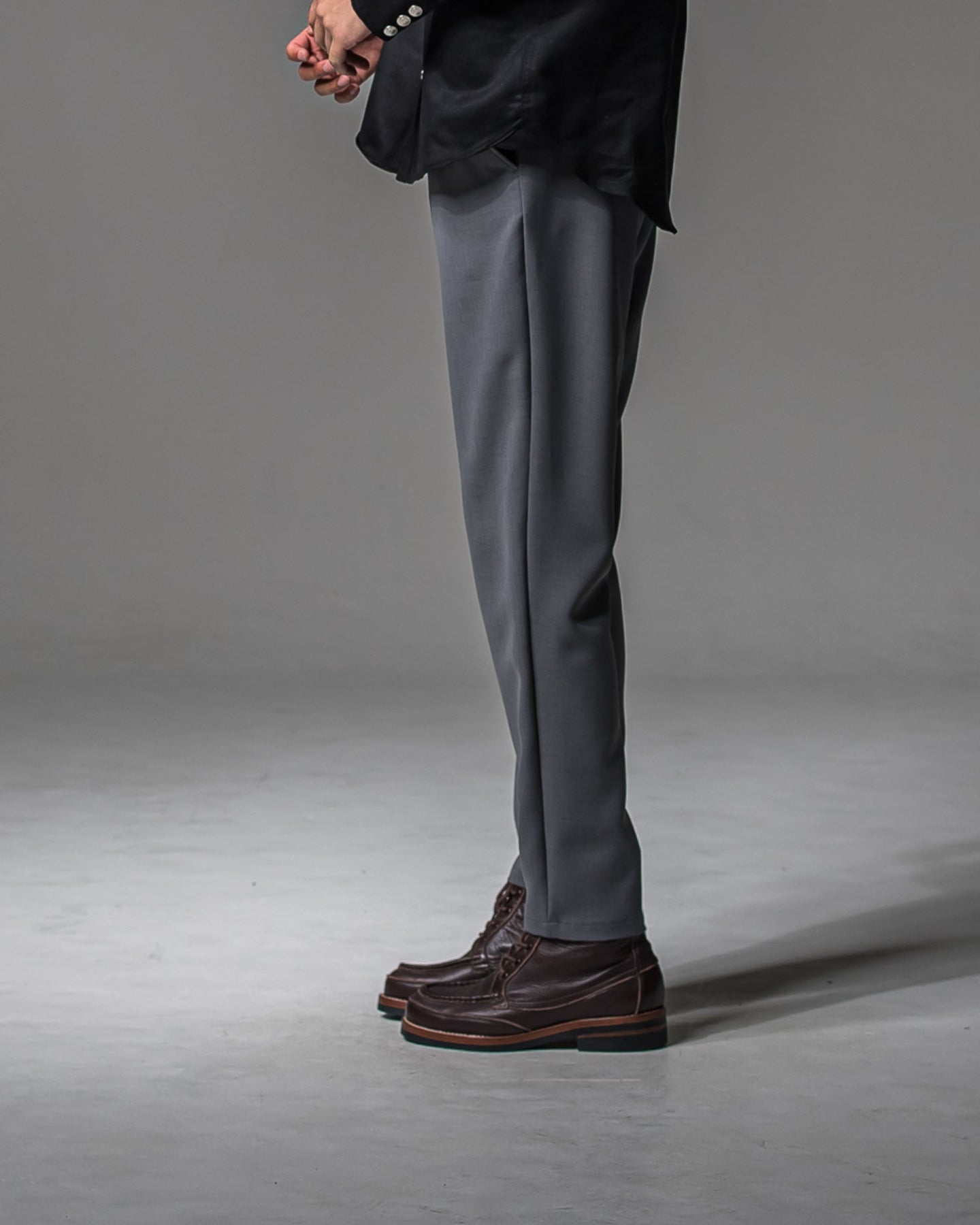 PAT WIDE EASY PANTS TWILLGREY RC37-ST-036BN