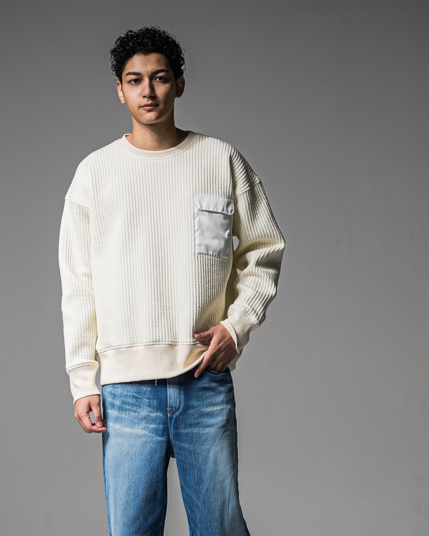 Stripe quilting drop trainer