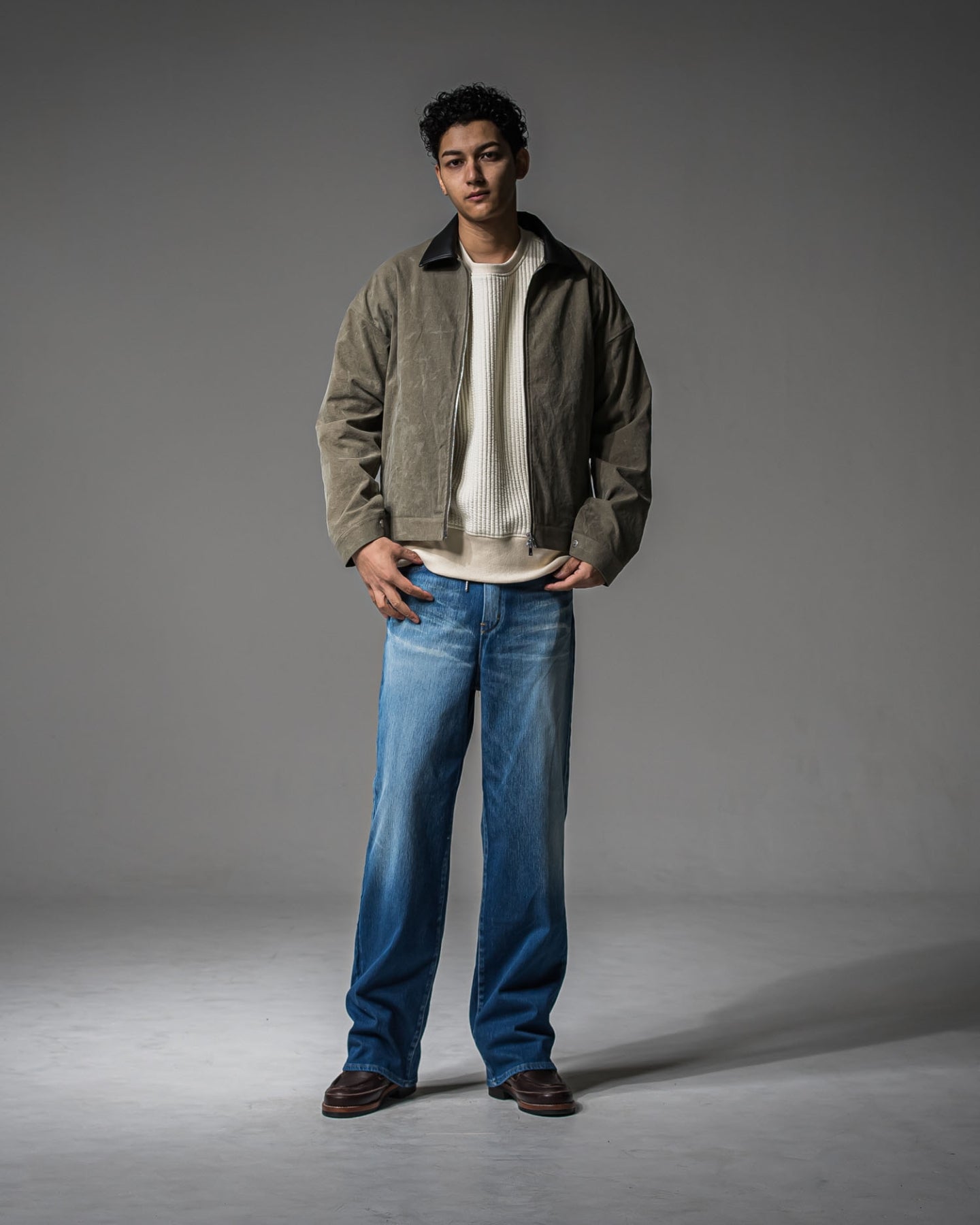 Stripe quilting drop trainer