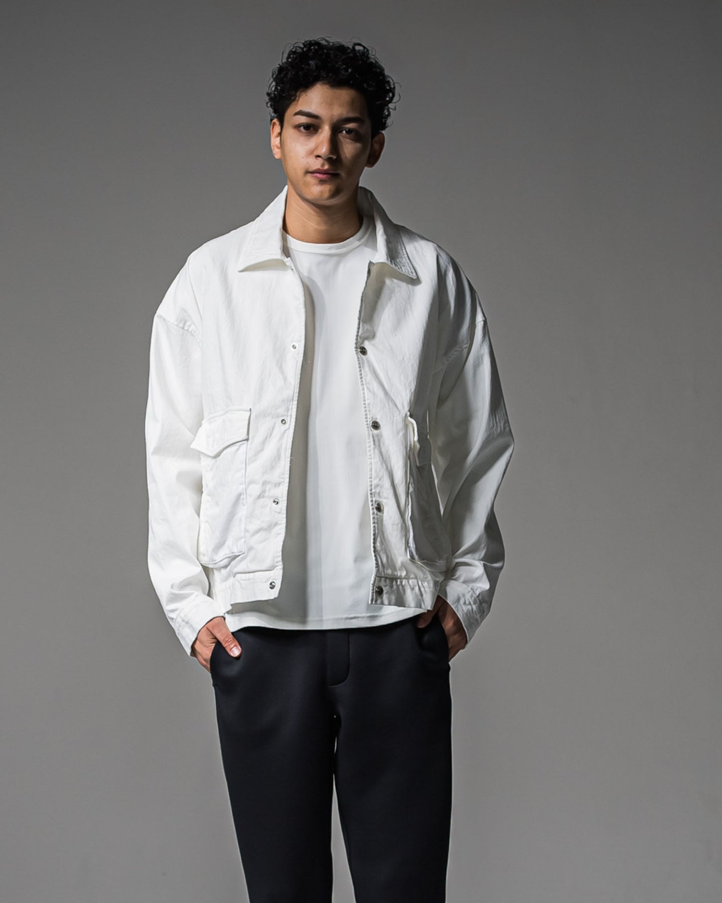 LDENIM AG flight jk RC37-JK-001 WHITE