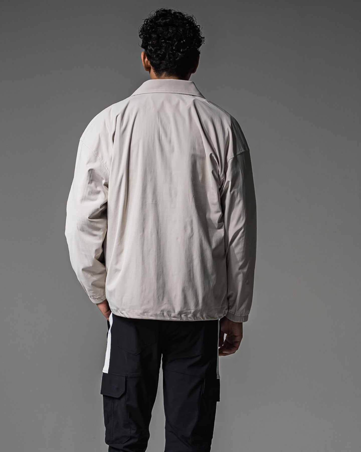 NYLON COACH JACKET GREYGE RC-37-JK-009
