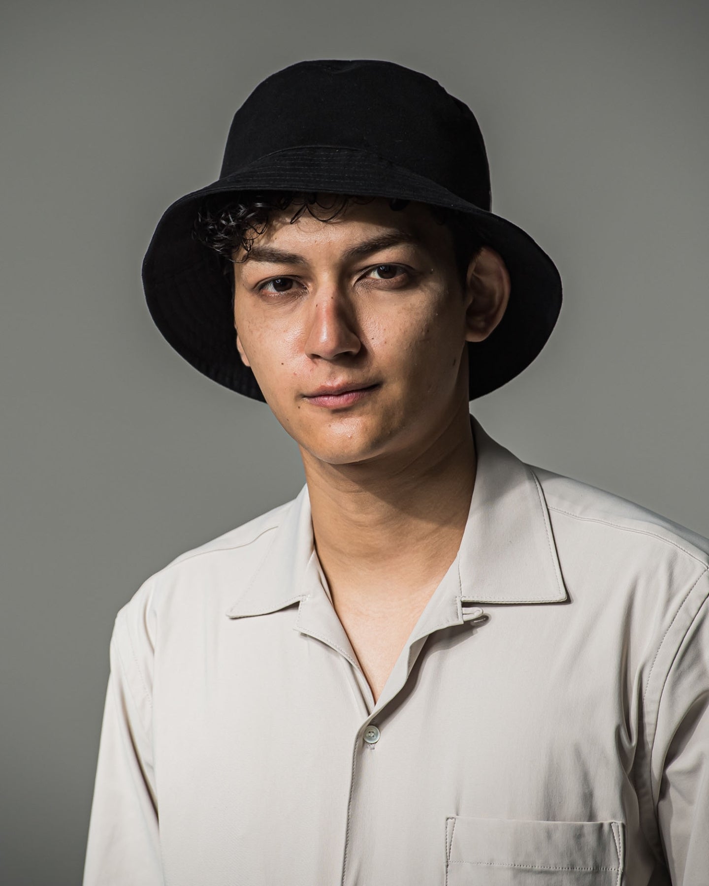 Suede bucket hat