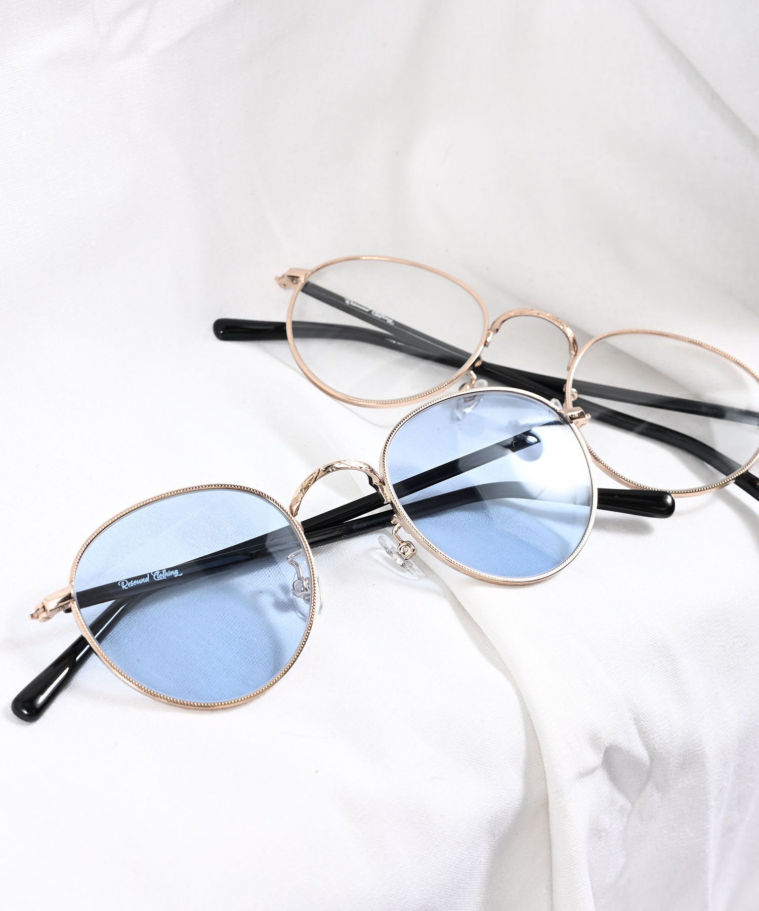 RESOUND CLOTHING リサウンドクロージング Larry RC-BASIC-EYE7 GOLD CLEAR