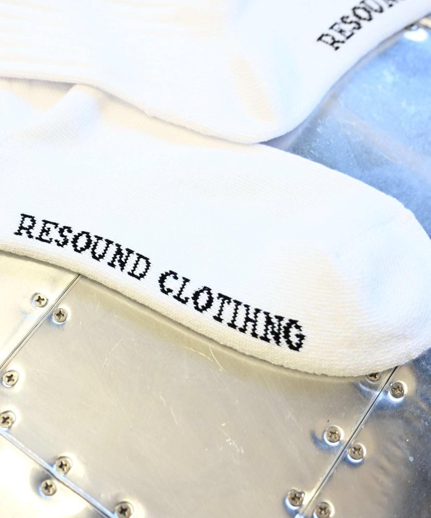 RESOUND CLOTHING リサウンドクロージング RC SP SOX2 RC-BASIC-SOX3 WHITE