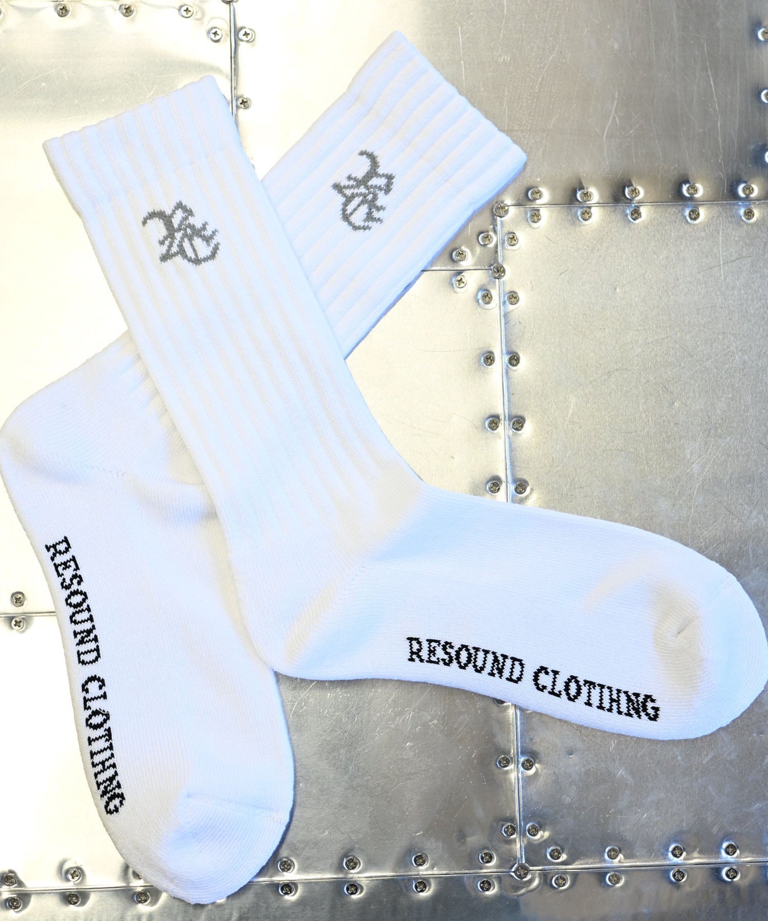 RESOUND CLOTHING リサウンドクロージング RC SP SOX2 RC-BASIC-SOX3 WHITE