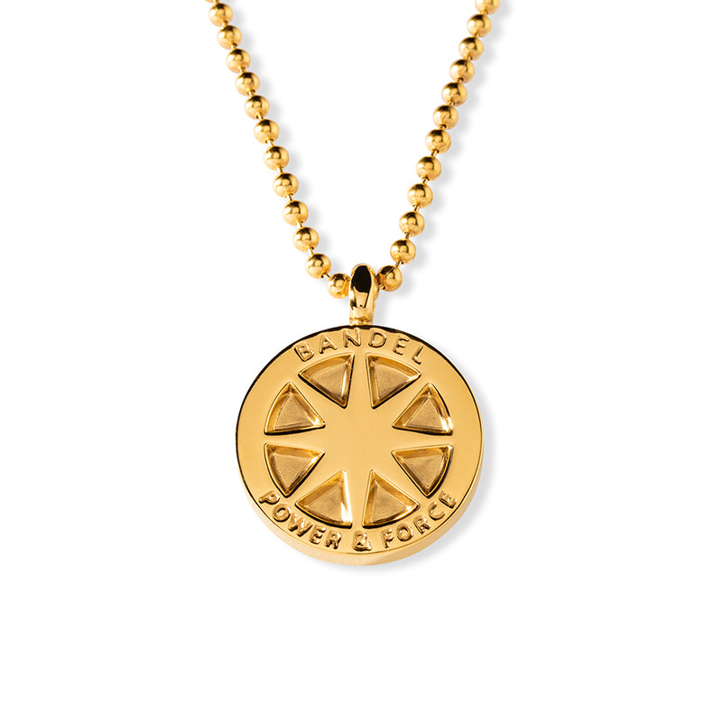 BANDEL バンデル TITANIUM チタン Necklace Gold Large size