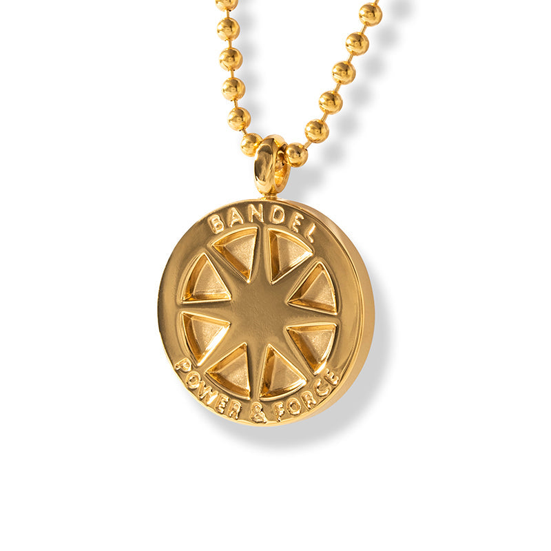 BANDEL バンデル TITANIUM チタン Necklace Gold Large size