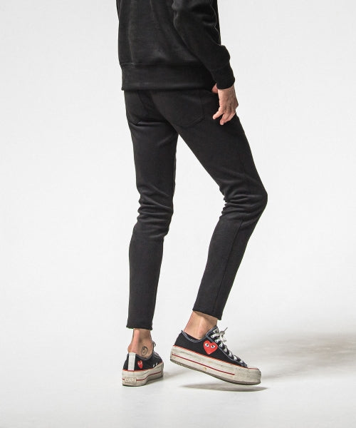CHRIS EASY suede TUCK PANTS