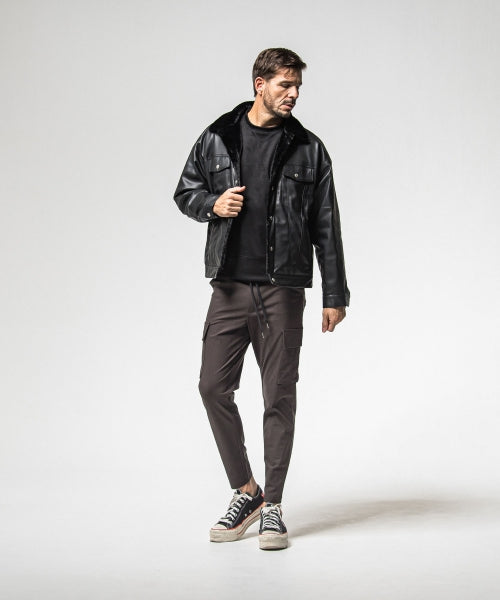 LEATHER FUR OVER G