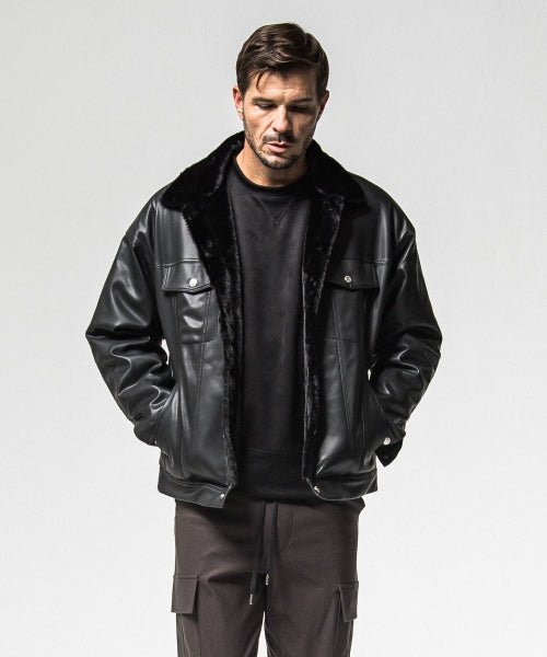 LEATHER FUR OVER G