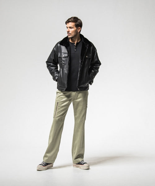 LEATHER FUR OVER G