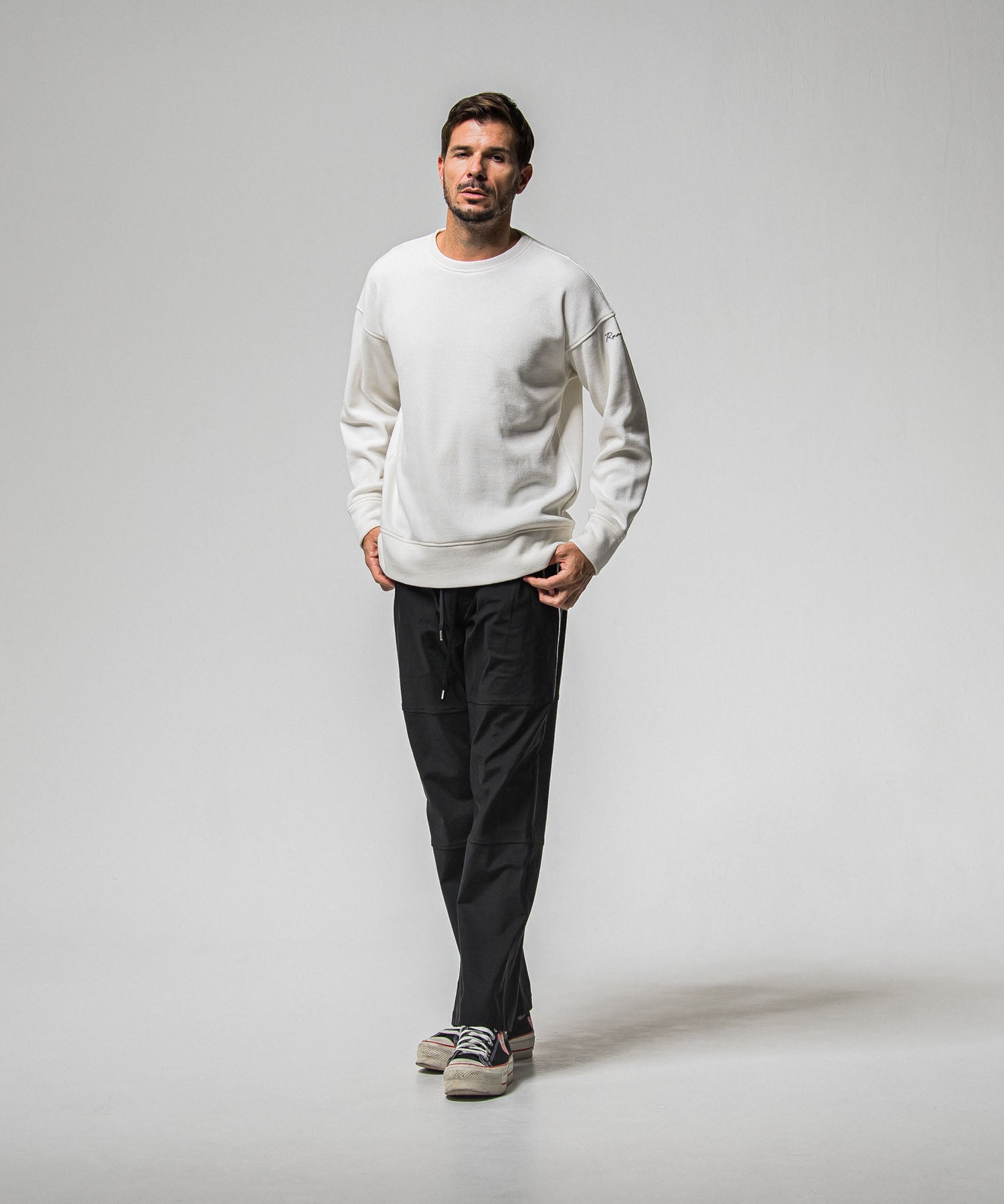 velours fleece thermal loose trainer