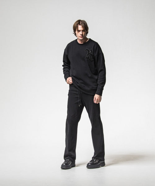 RC chenille velours fleece drop trainer
