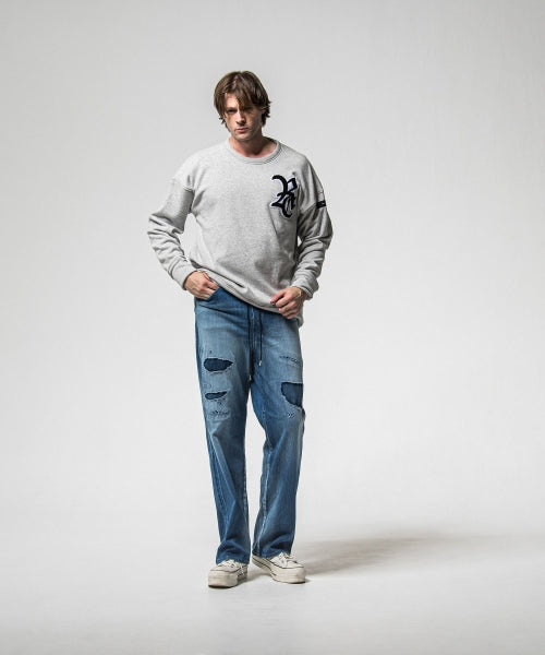 RC chenille velours fleece drop trainer