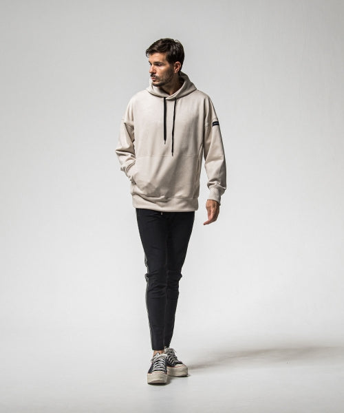 suede loose hoodie