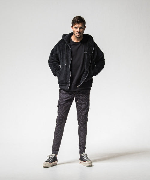 BOA zip loose hoodie