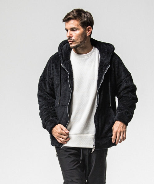 BOA zip loose hoodie