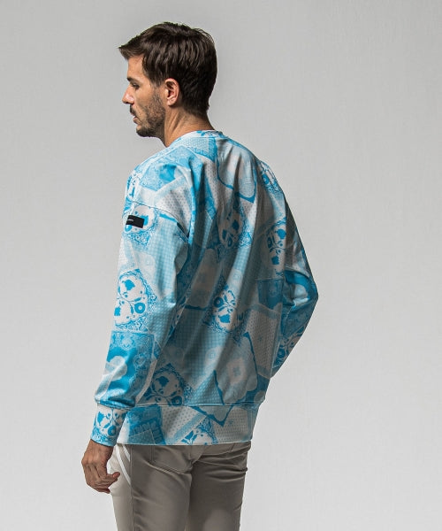 paisley back fleece drop trainer