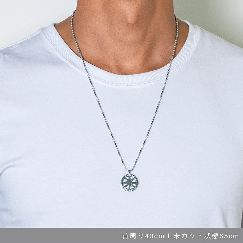 BANDEL バンデル TITANIUM チタン Necklace Silver Regular size