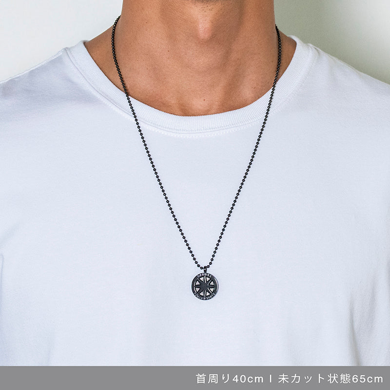 BANDEL バンデル TITANIUM チタン Necklace Black Regular size
