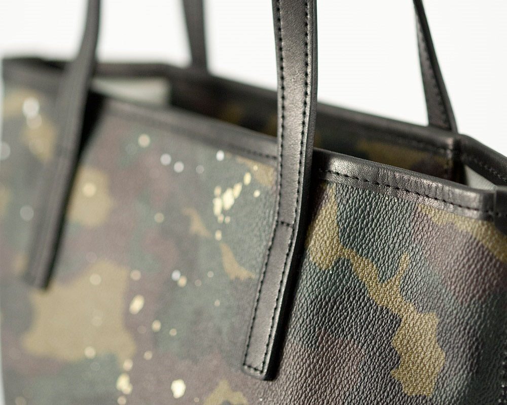 GENTIL BANDIT ジャンティバンティ ートバッグ PM カーキカモ GB1981-PM-TAN KHAKI CAMO×TAN
