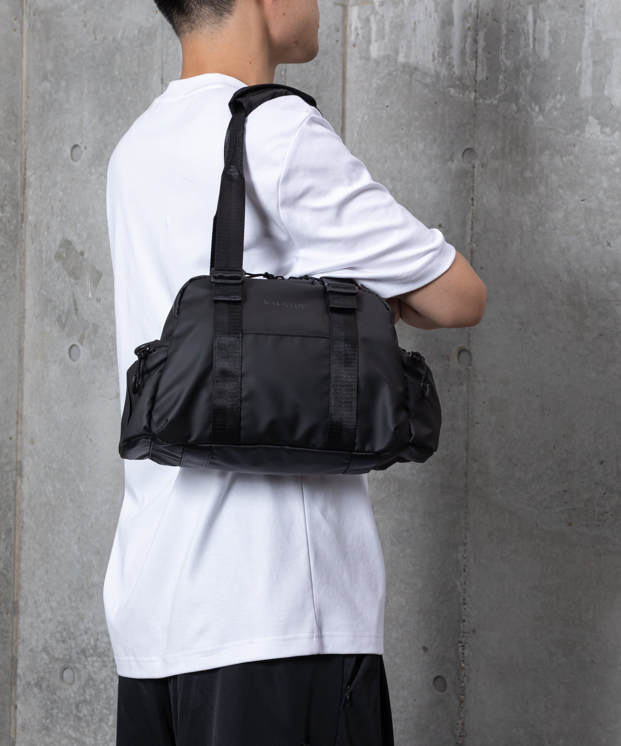 MAKAVELIC DRIP DUFFUL 2WAY MINI BOSTON BAG