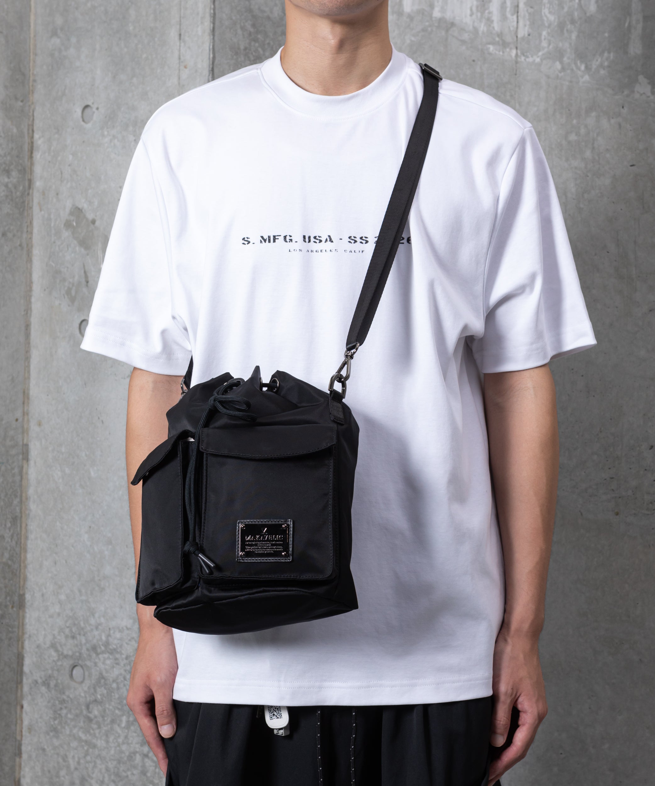 MAKAVELIC DOUBLE POCKET SHOULDER POUCH