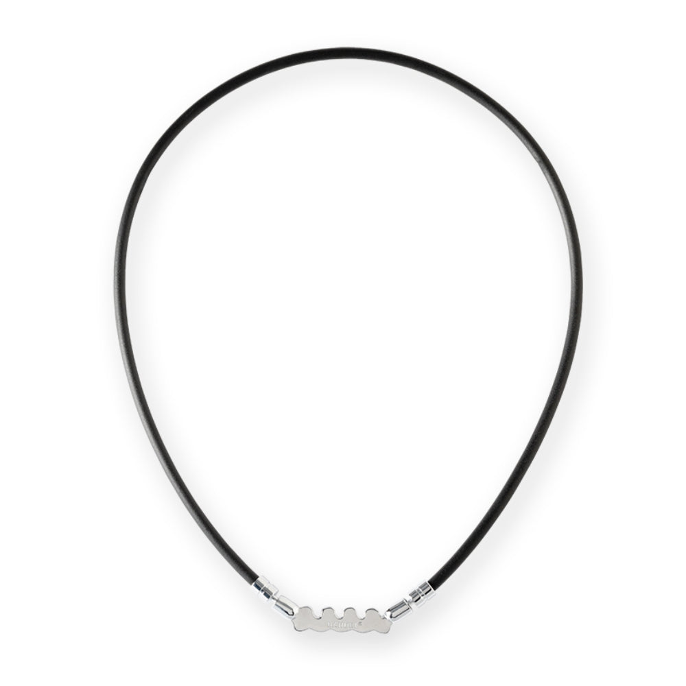 BANDEL muta バンデル ムータ ネックレス Healthcare Necklace Wave HLCNW-MT BLACK SILVER ブラック シルバー