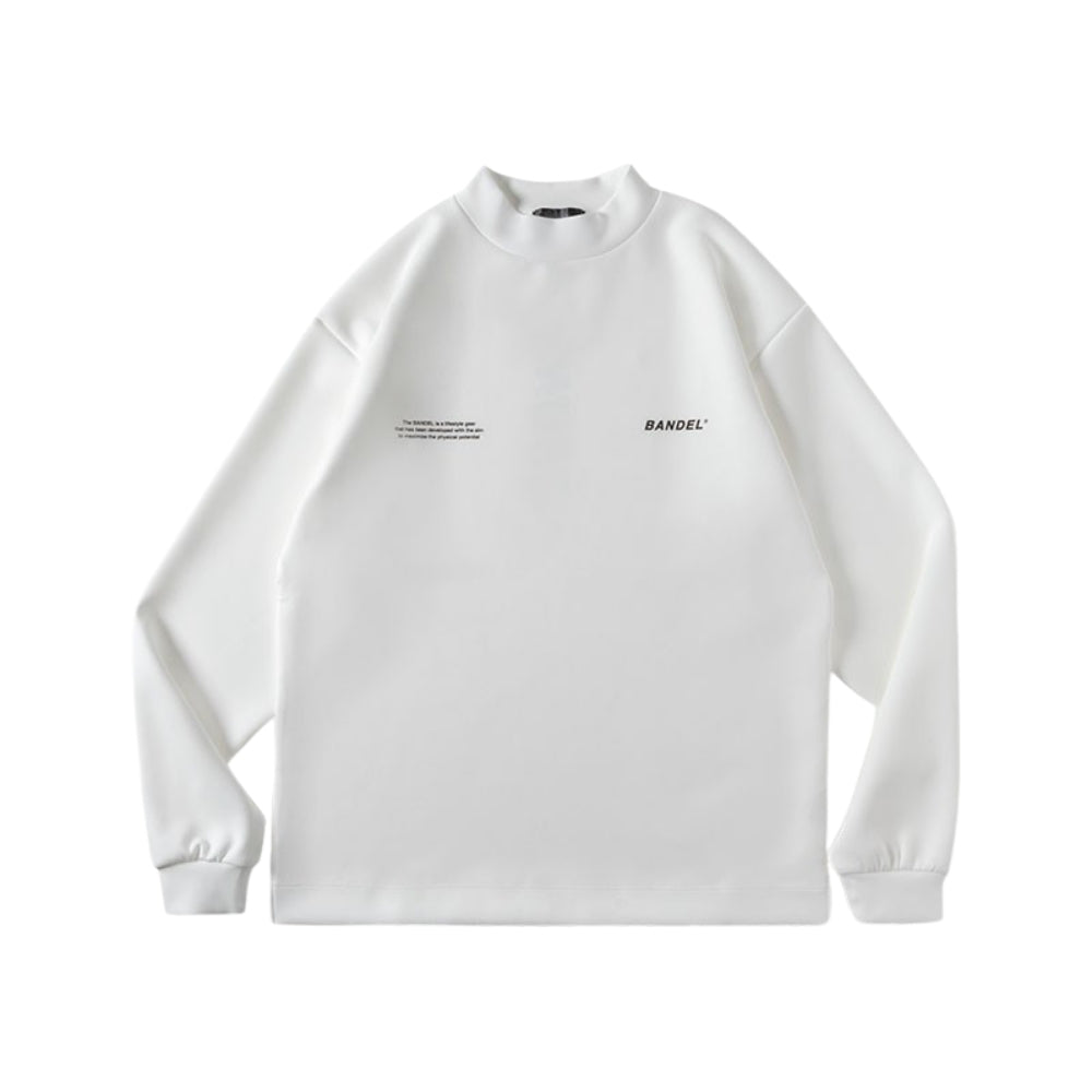 BANDEL バンデル モックネック CONCEPT NOTES L/S MOCK NEC WHITE ホワイト