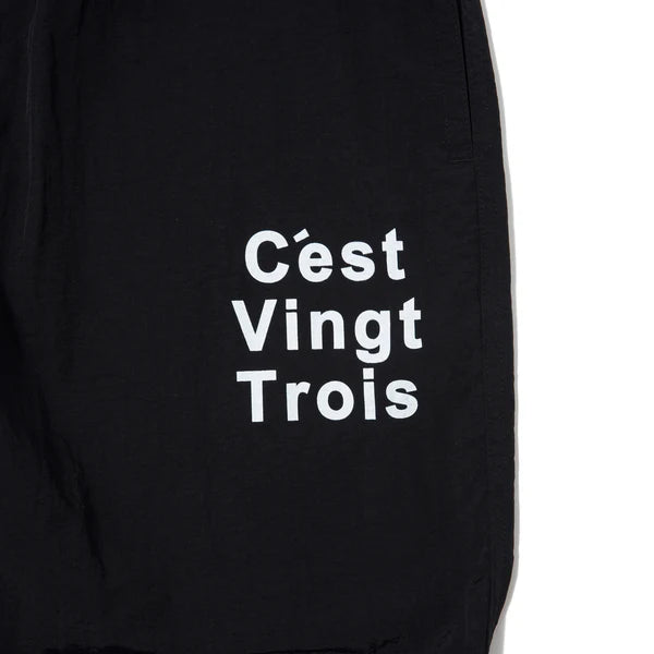 XXIII セヴァントゥア CVT NYLON STANDARD PANTS BLK