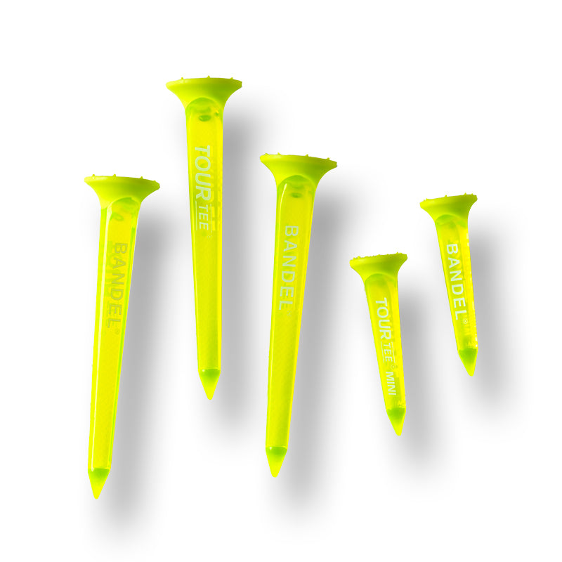 Golf gift set (Marker & Tee) BG-GT002 マーカー ツアーティー 抗菌 PVC 特殊ラバー加工 ネオンカラー / Neon Yellow [全３色]