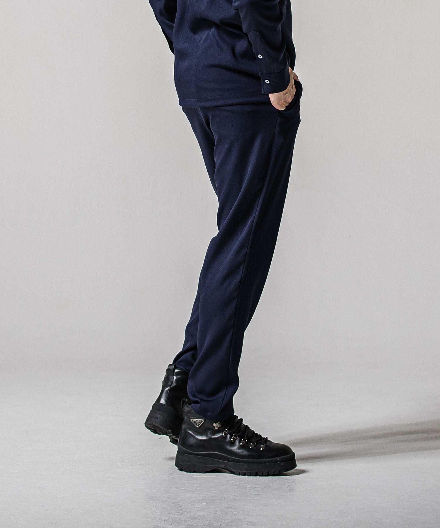 RESOUND CLOTHING リサウンドクロージング PAT WIDE EASY PANTS RC39-ST-036BN NAVY