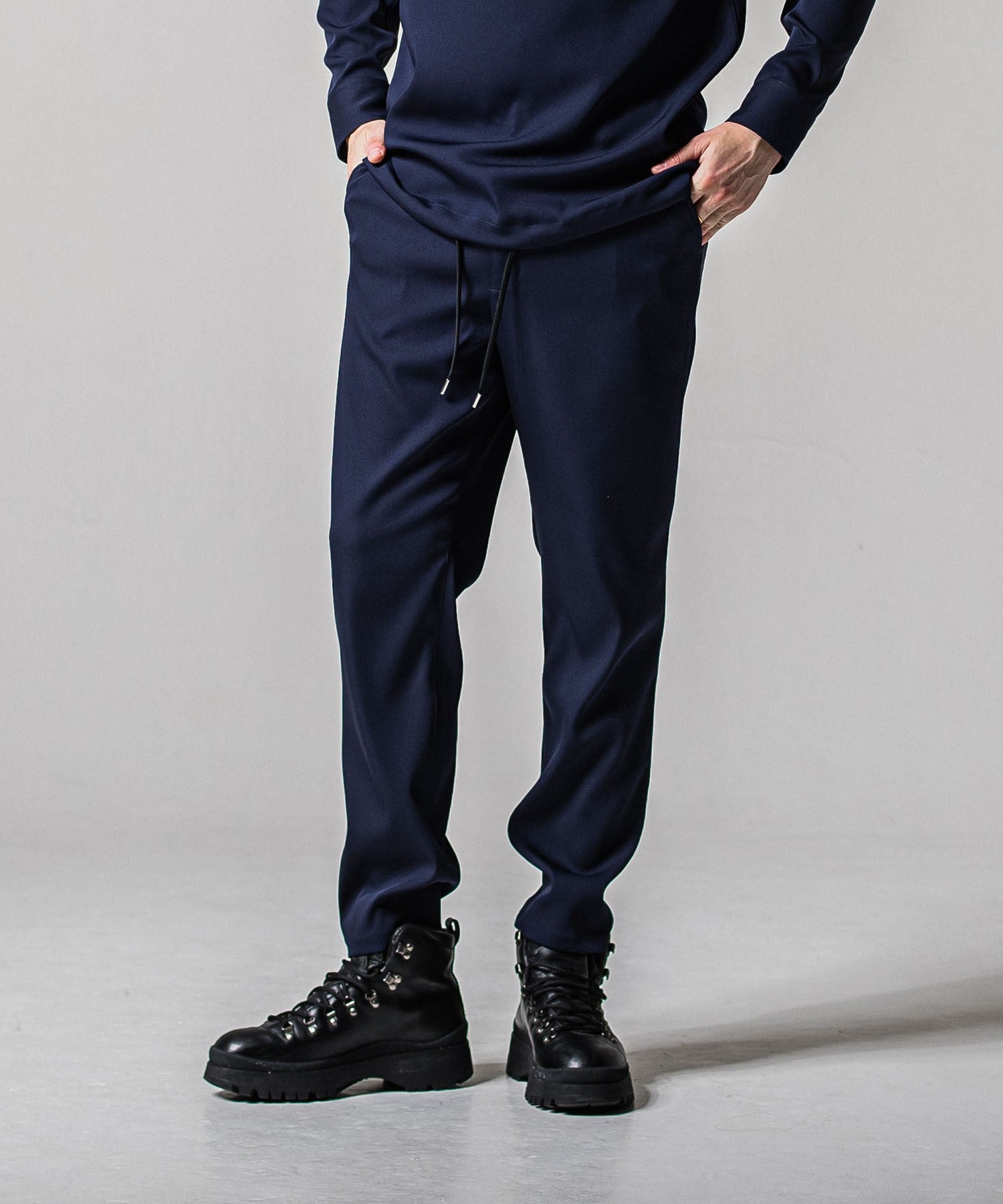 RESOUND CLOTHING リサウンドクロージング PAT WIDE EASY PANTS RC39-ST-036BN NAVY