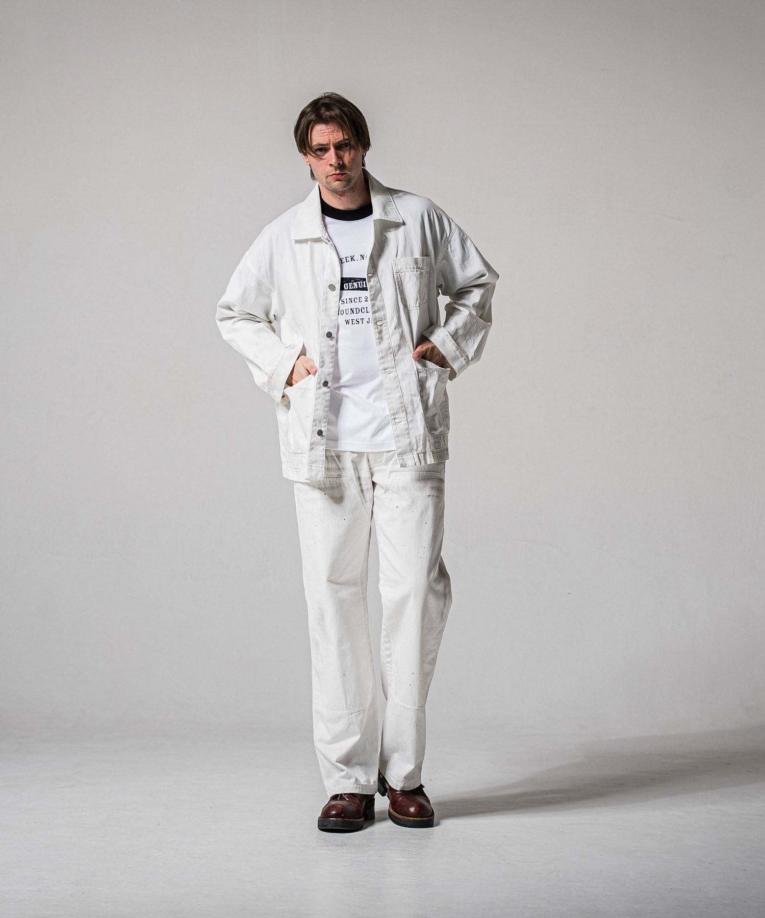 double knee PT WHITE