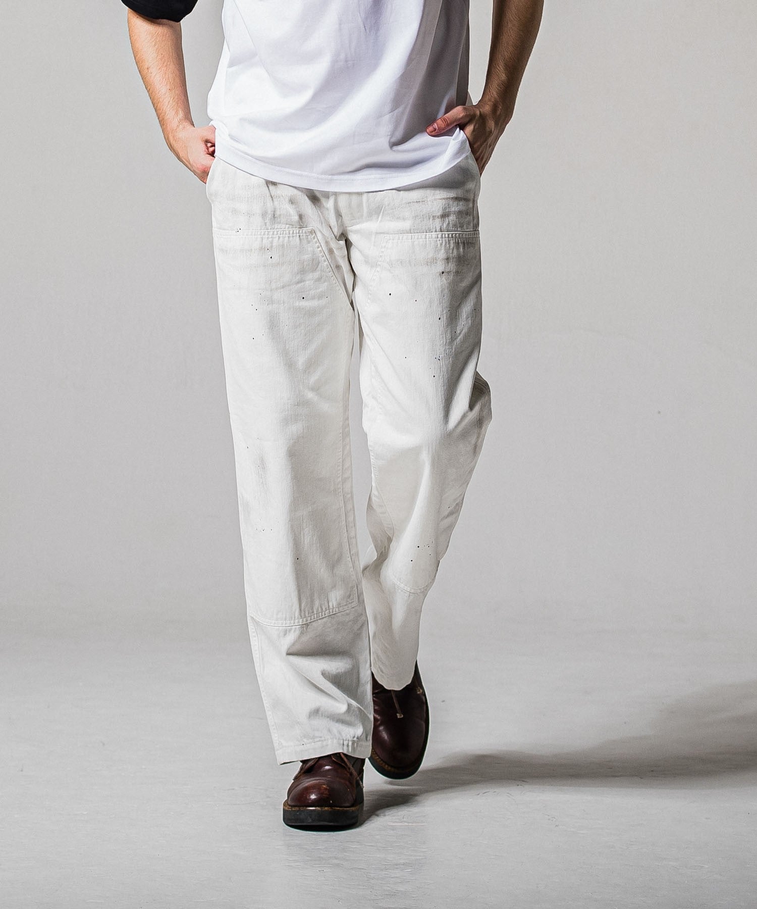 double knee PT WHITE