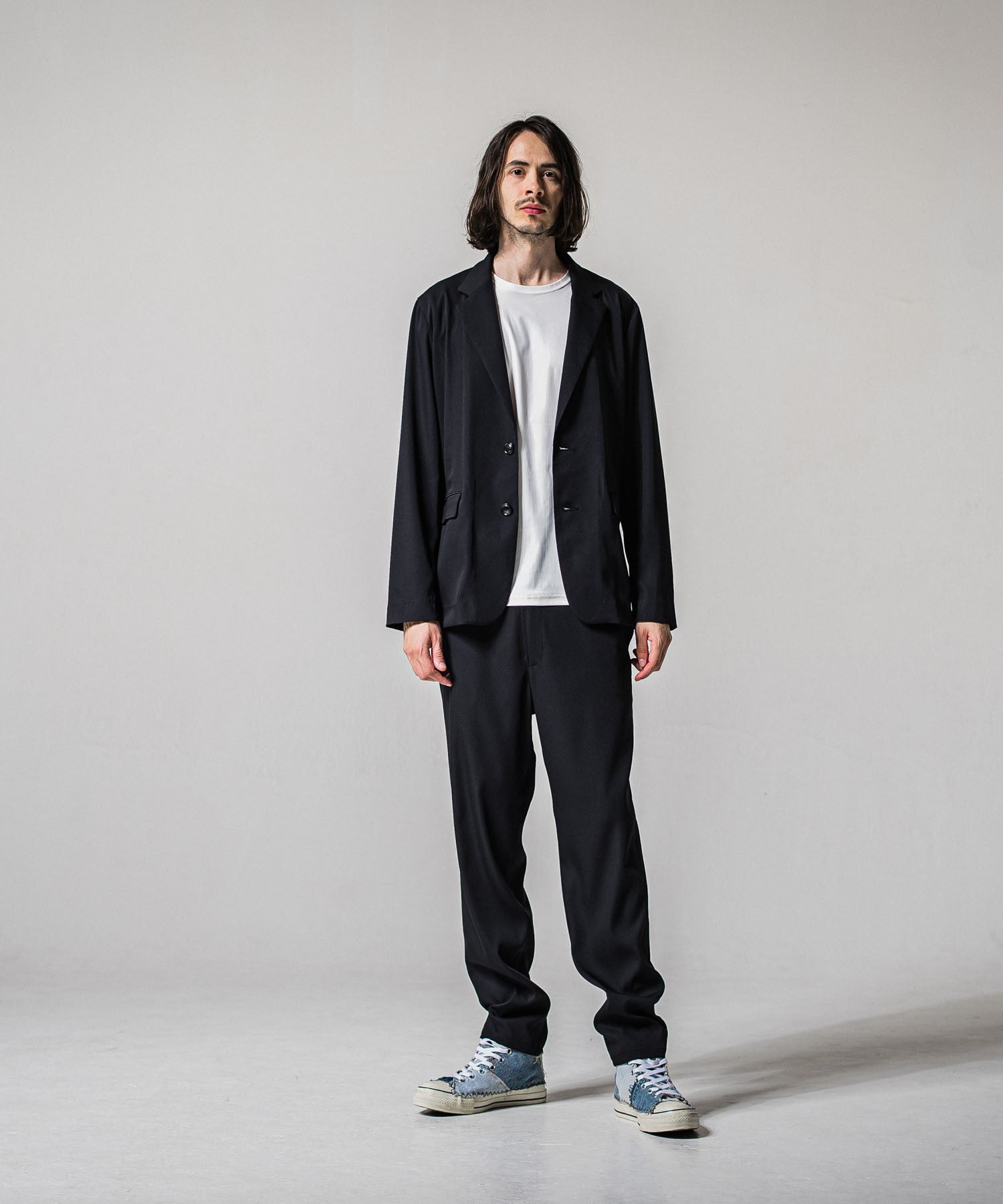 GARY loose JACKET NYLONBK