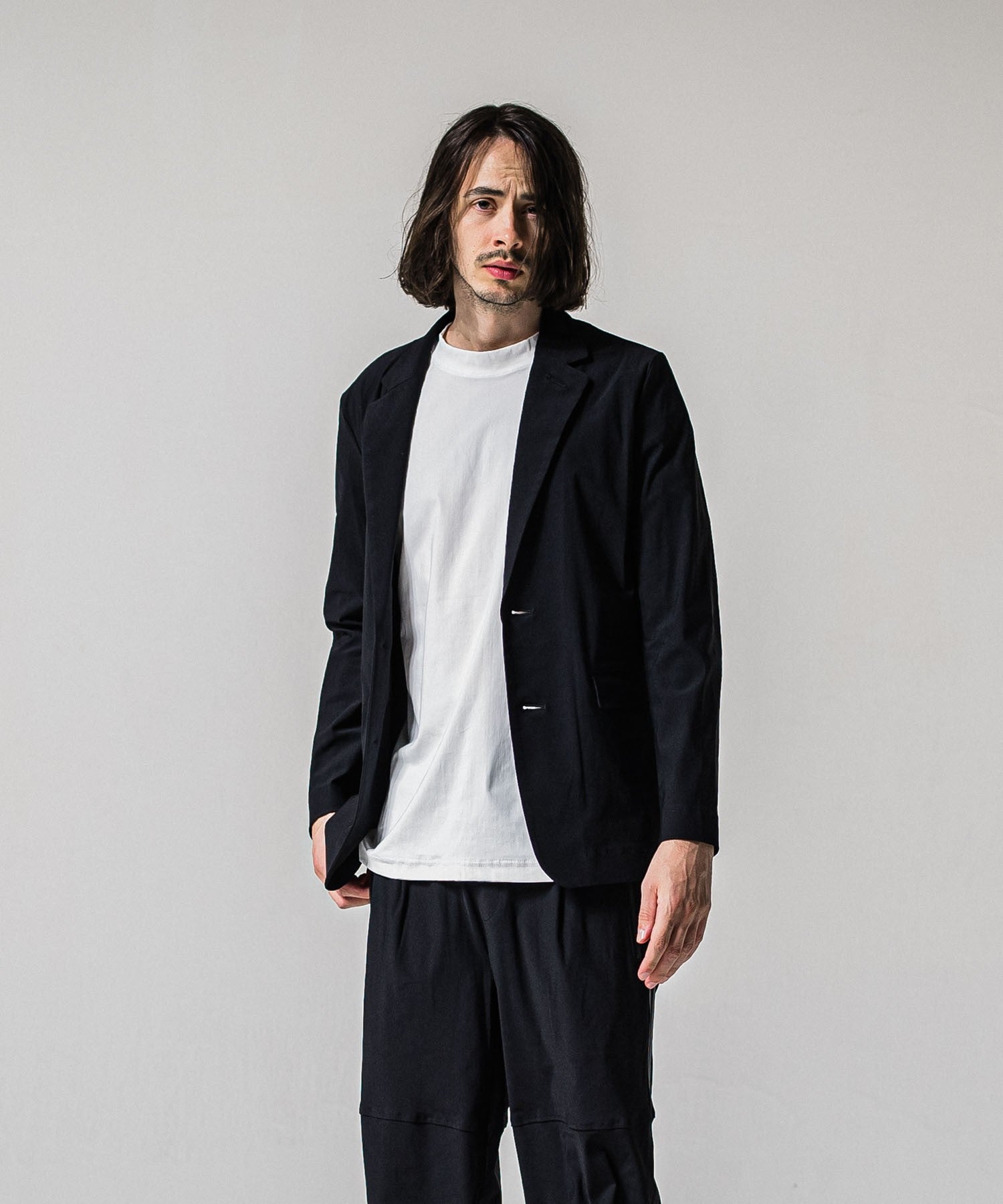 GARY loose JACKET NYLONBK