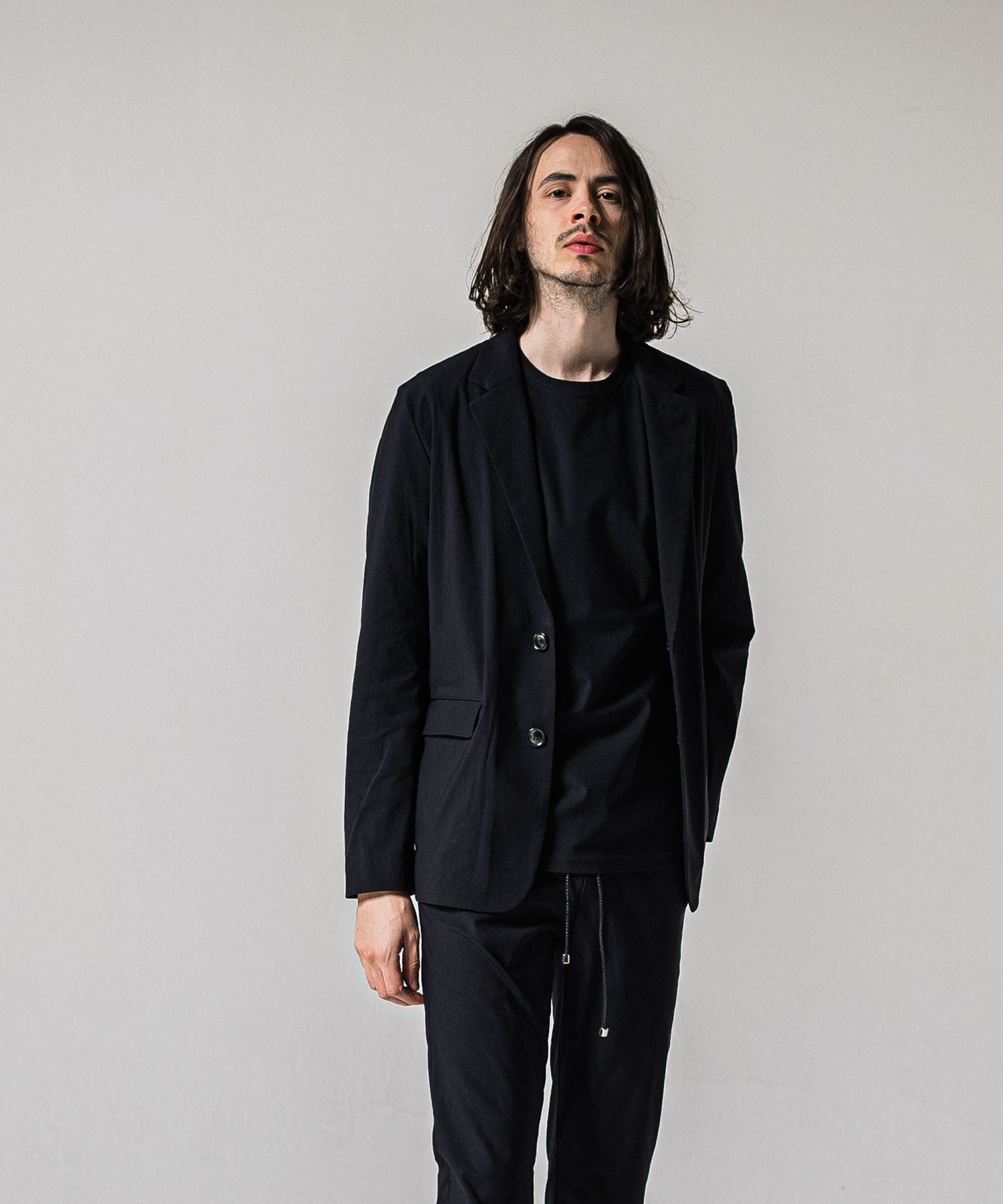 GARY loose JACKET NYLONBK