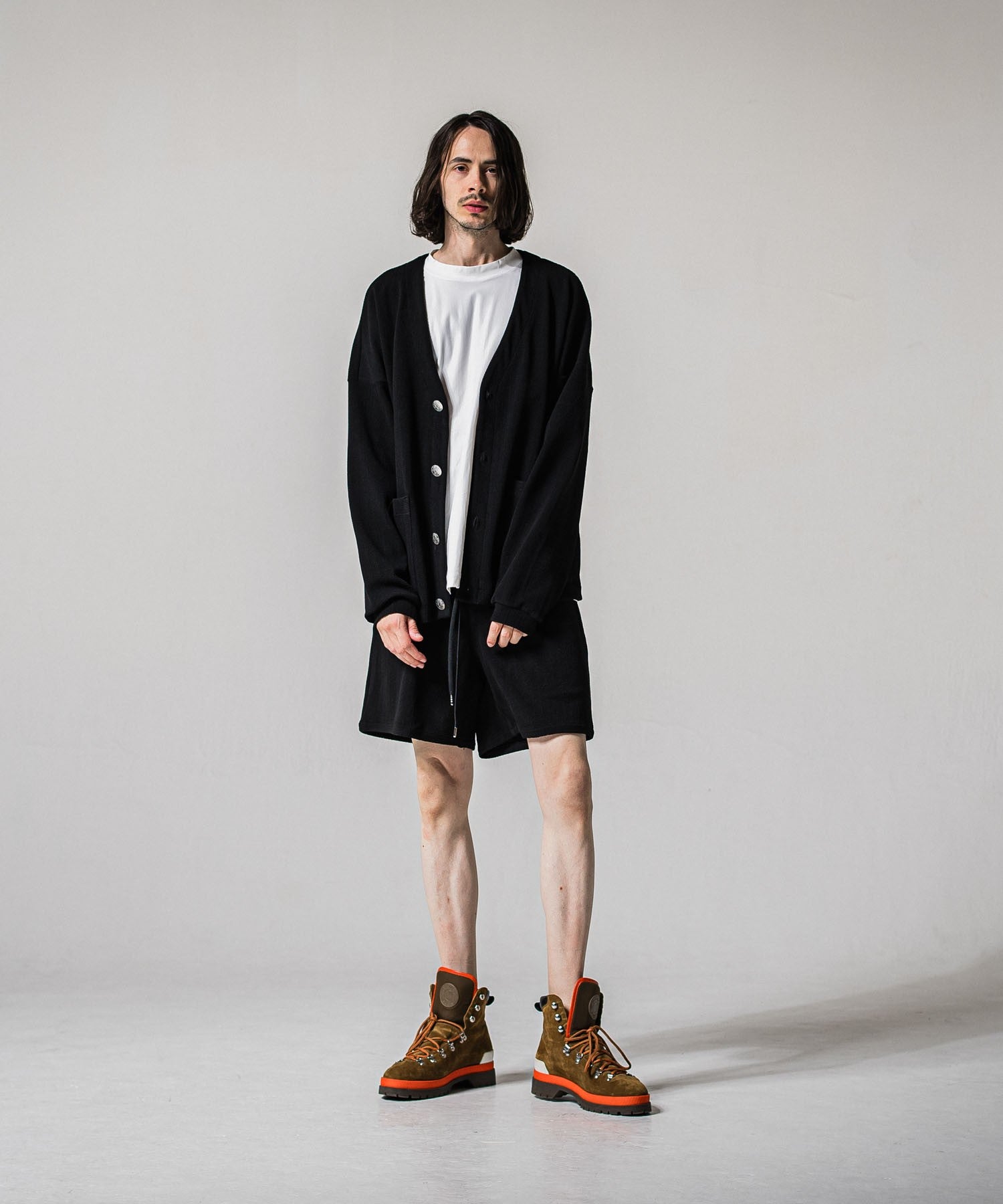 blister knit  C/D BLACK