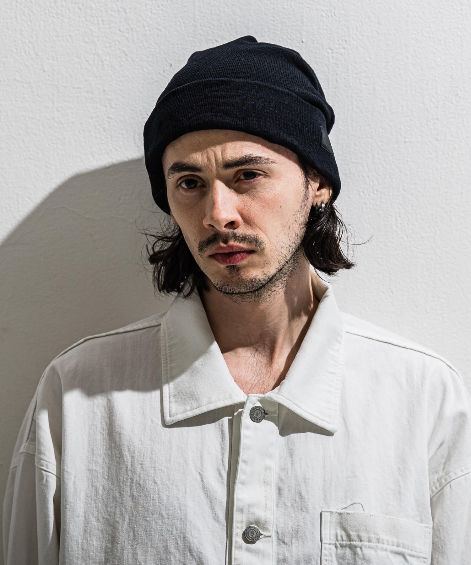 linen knit　cap