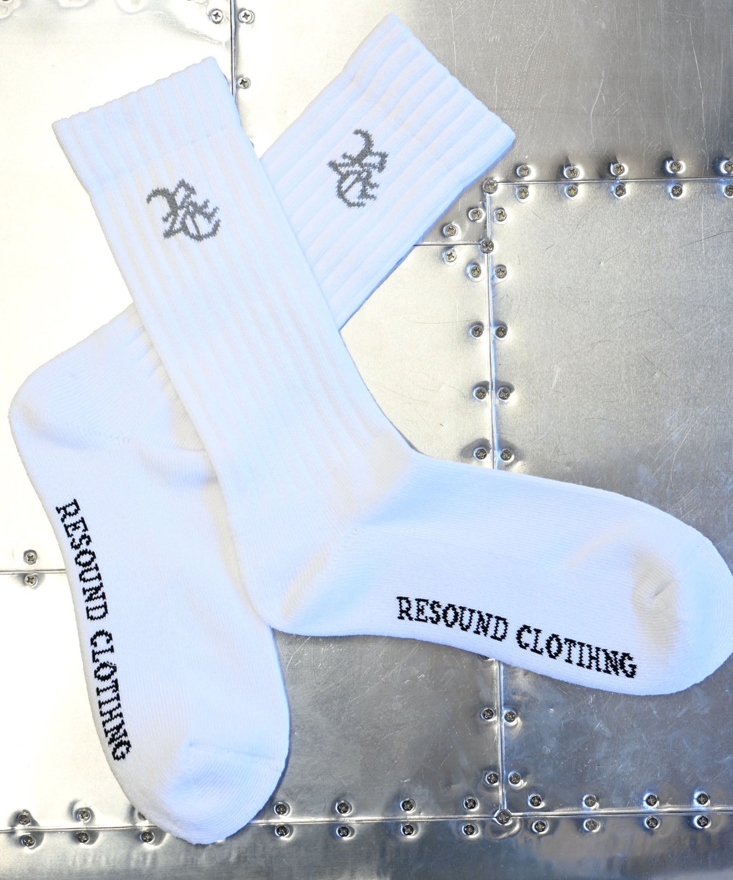 RESOUND CLOTHING リサウンドクロージング RC SP SOX2 RC-BASIC-SOX3 WHITE