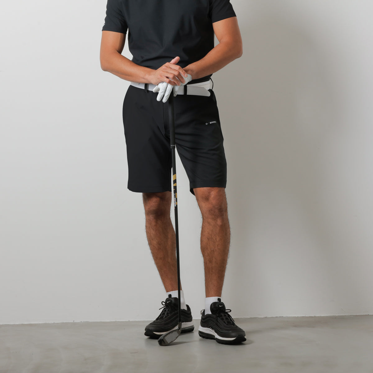 BANDEL GOLF バンデルゴルフ ショートパンツ BASIC COMBINATION HALF PANTS BGI-3SCHP BLACK ブラック