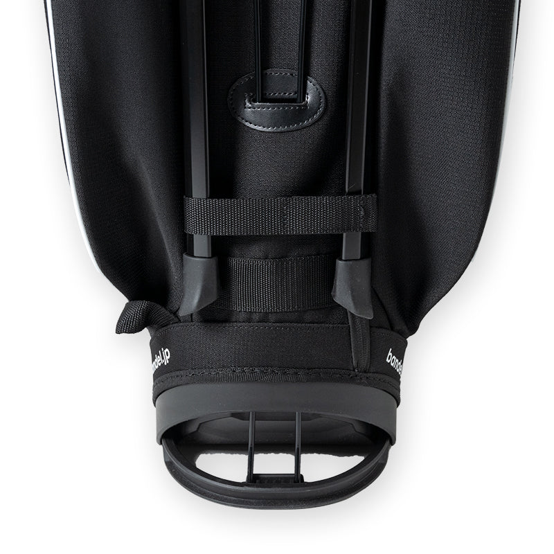 BANDEL × elitegrips D-Type 9.5inch キャディバッグ BGE-6SCB  スタンド仕様 軽量 / BLACK