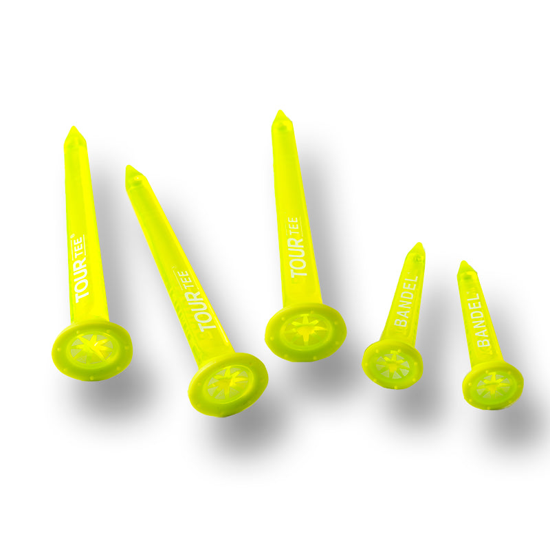 Golf gift set (Marker & Tee) BG-GT002 マーカー ツアーティー 抗菌 PVC 特殊ラバー加工 ネオンカラー / Neon Yellow [全３色]