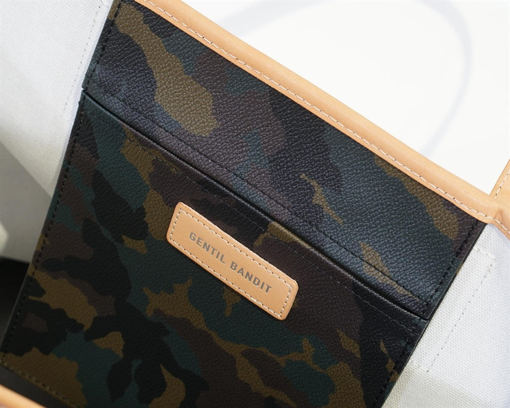 GENTIL BANDIT ジャンティバンティ トートバッグ MM カーキカモ GB1981-MM-TAN KHAKI CAMO×TAN