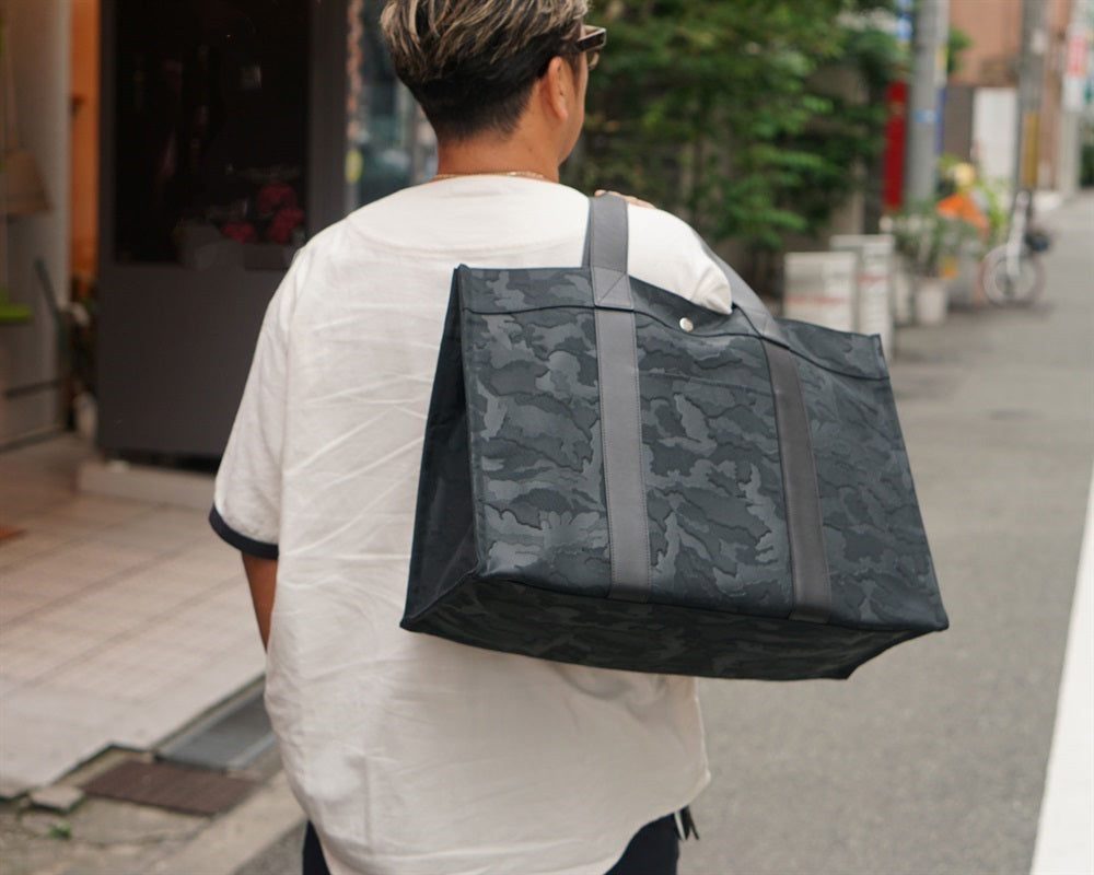 GENTIL BANDIT ジャンティバンティ LABEL NOIR トートバッグ スクエアキャンバス GM BLACK NO24-GM-BLK