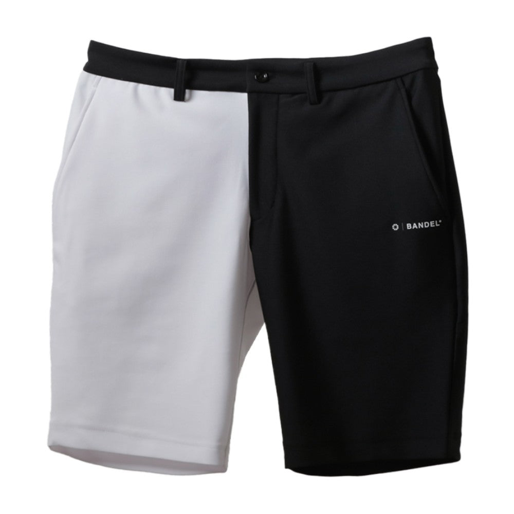 BANDEL GOLF バンデルゴルフ ショートパンツ BASIC COMBINATION HALF PANTS BGI-3SCHP BLACK WHITE ブラック ホワイト